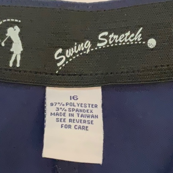 CORAL BAY GOLF SHORTS SIZE 16 - Picture 3 of 4